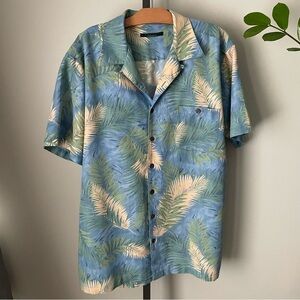 Signature Carrington Tiki Hawaiian Carribean Beach Vacation Tropical Shirt Mens